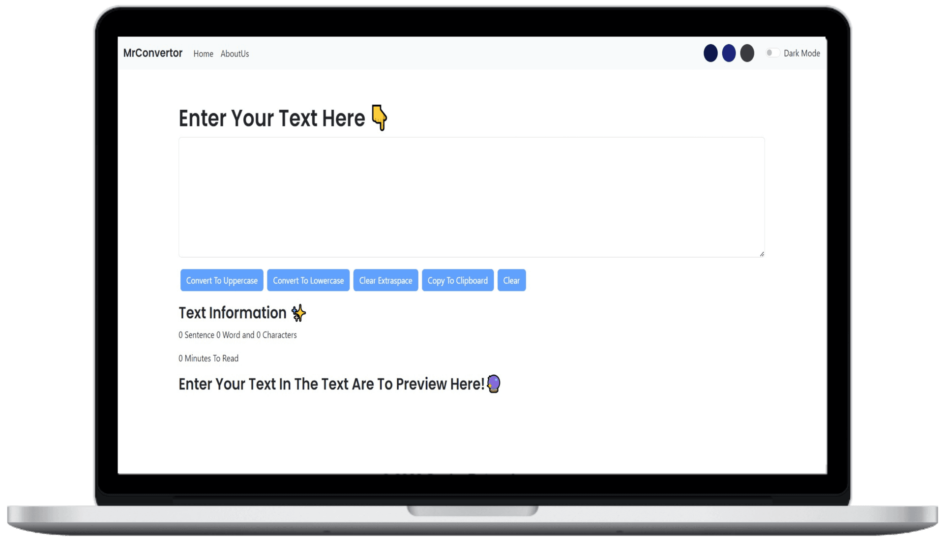 A device showing screenshot of notewind project
